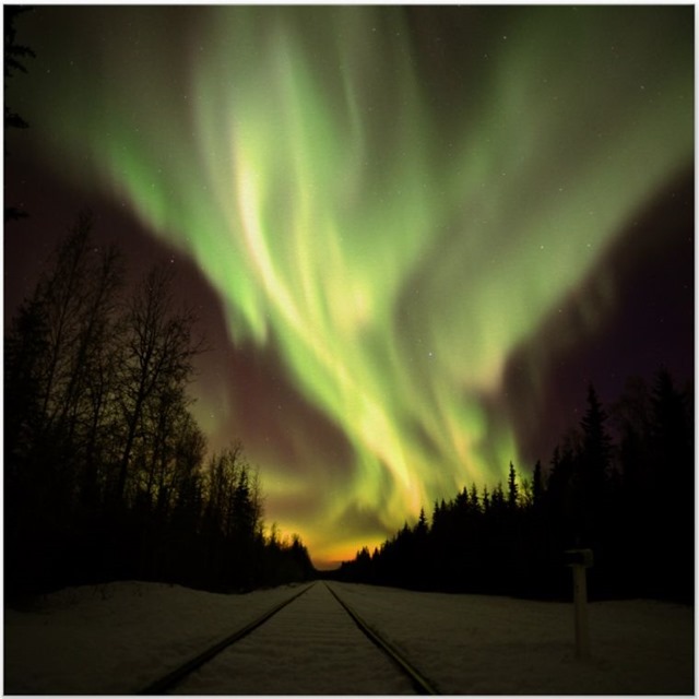 Aurora Borealis from Eielson AFB