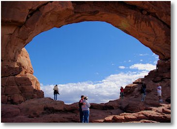 north window arch, arches national park