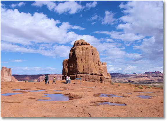 rock formations at arches national park