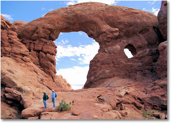 Turret Arch, Arches National Park, Utah, 9-24-2007