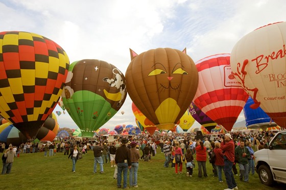 Albuquerque, New Mexico annual balloon festival