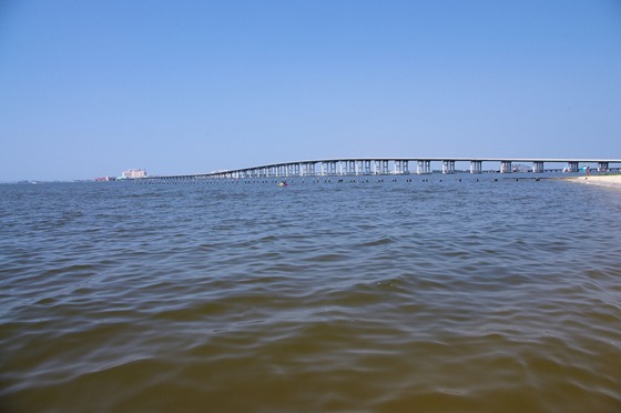 Bridge to Biloxi. Ocean Springs, Mississippi, July 2, 2011