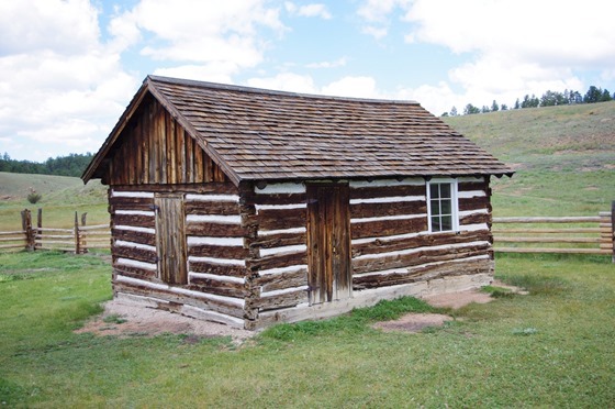 Hornbeck Homestead, log building, Florissant Fossil Bed National Monument, Colorado, September 9, 2011