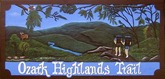 ozark highlands trail sign at Lake Fort Smith