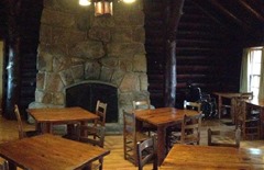 Old dining room, preserved as CCC room today in Mather Lodge, Petit Jean State Park