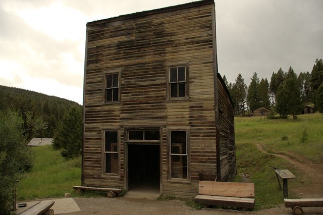 Ghost town of Garnet, Montana, August 22, 2014