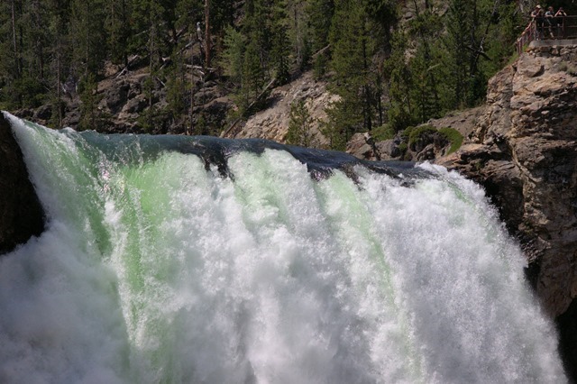 Brink of the Lower Falls of the Yellowstone