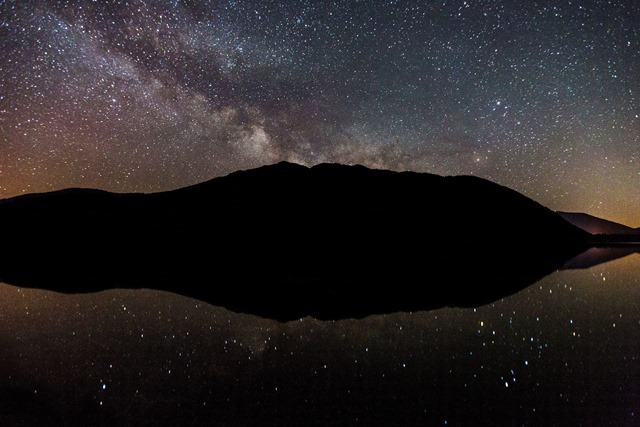 Milky Way over Lake McDonald
