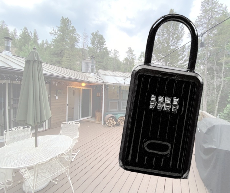Airbnb house key lock box