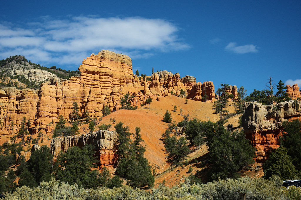 Limestone hoodoos on Red Canyon on Utah Highway 12 in Dixie National Forest, October 4, 2015