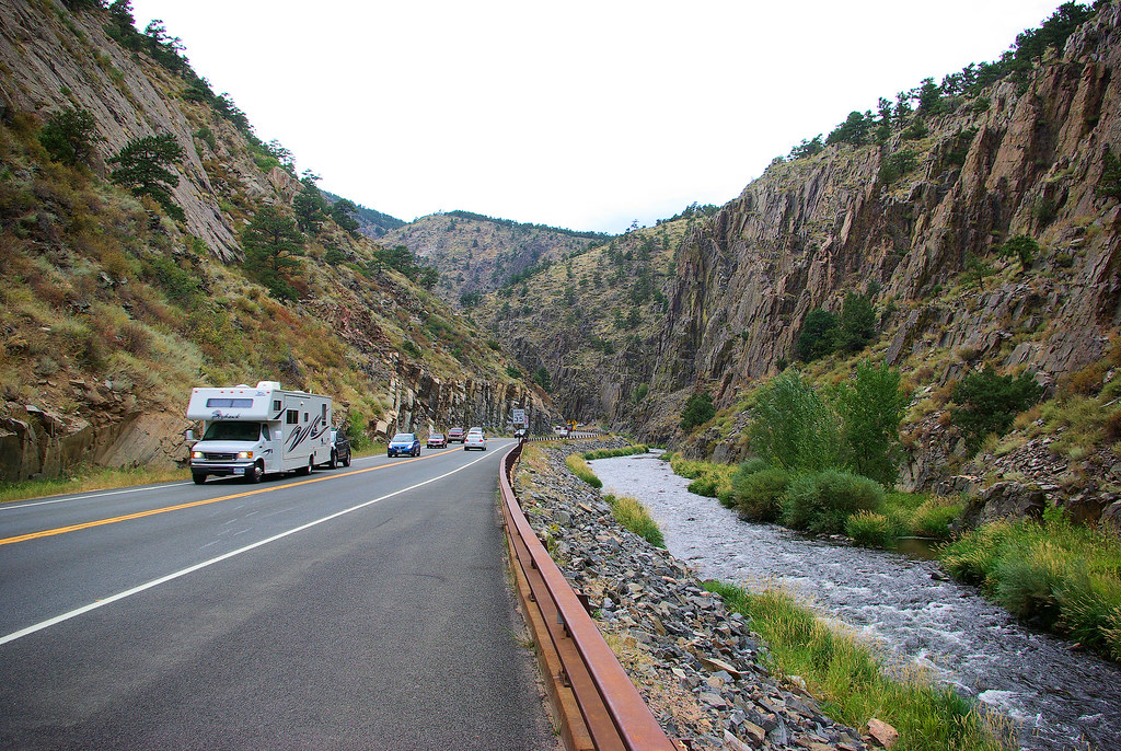 US 34 through Big Thompson Canyon, Colorado, September 4, 2009