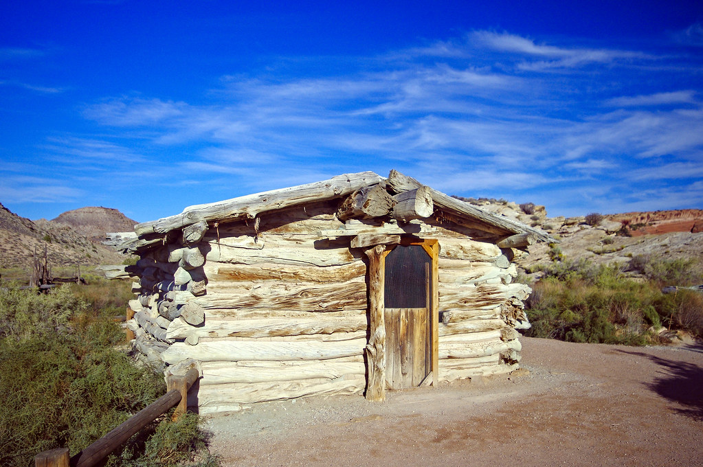 Wolfe Ranch Cabin on Trail to Delicate Arch, Arches National Park, Utah, 9/21/2011