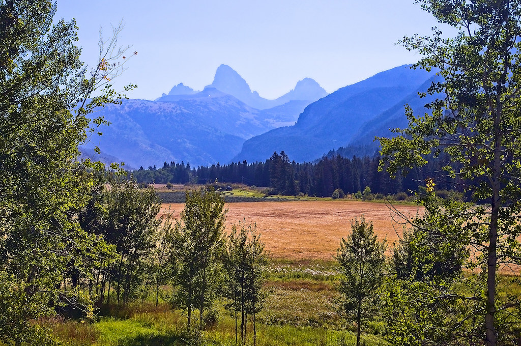 Grand Teton from the west side, Caribou-Targhee National Forest, Wyoming, September 6, 2014